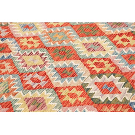 Tappeto Kilim Afghanistan giallo marrone 208x291