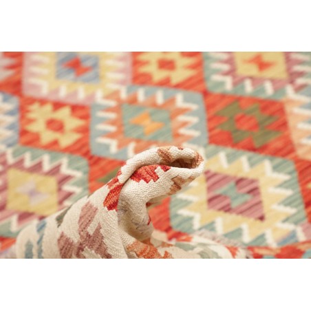 Tappeto Kilim Afghanistan giallo marrone 208x291