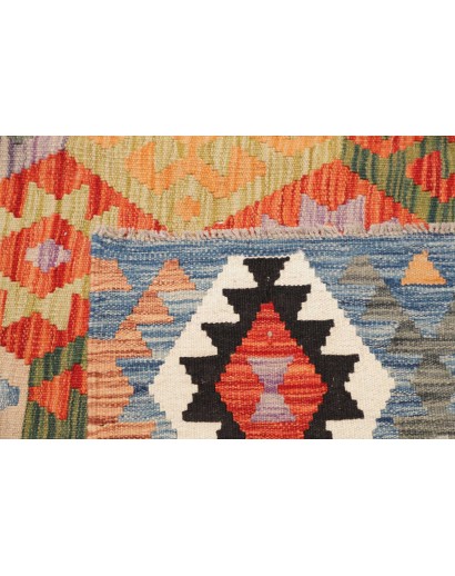 Tappeto Kilim Afghanistan marrone grigio 208x301