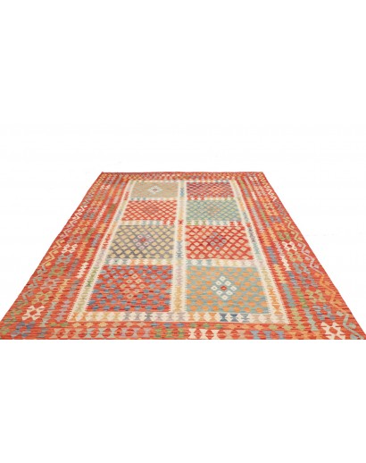 Tappeto Kilim Afghanistan marrone 208x298