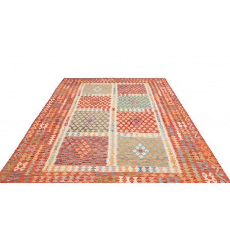 Tappeto Kilim Afghanistan marrone 208x298