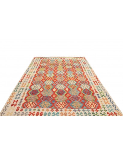 Tappeto Kilim Afghanistan marrone 209x301