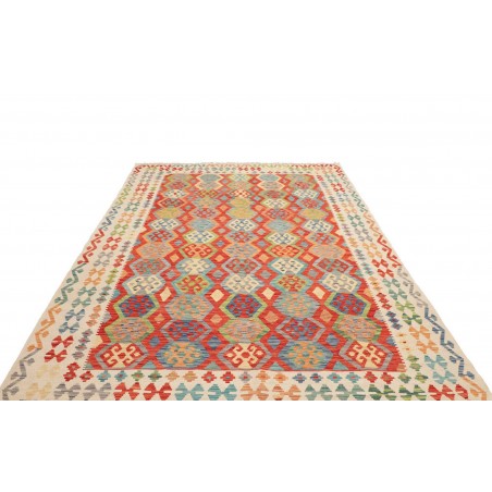 Tappeto Kilim Afghanistan marrone 209x301