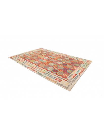 Tappeto Kilim Afghanistan marrone 209x301