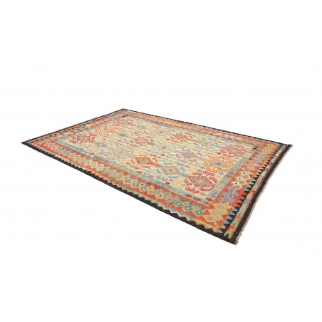 Tappeto Kilim Afghanistan marrone 203x294