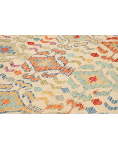 Tappeto Kilim Afghanistan marrone 203x294