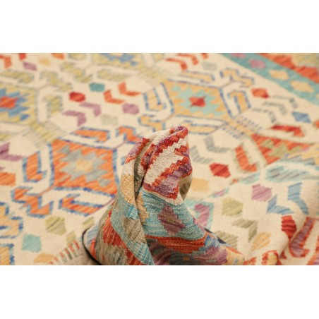 Tappeto Kilim Afghanistan marrone 203x294