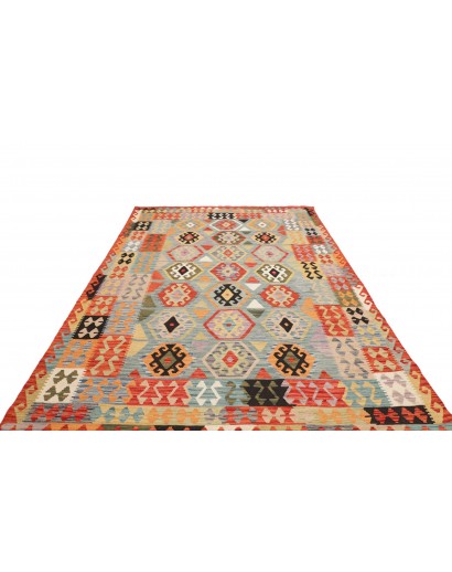 Tappeto Kilim Afghanistan marrone 209x315
