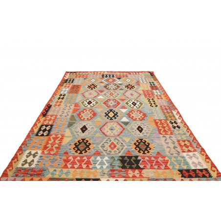 Tappeto Kilim Afghanistan marrone 209x315