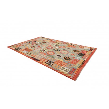Tappeto Kilim Afghanistan marrone 209x315