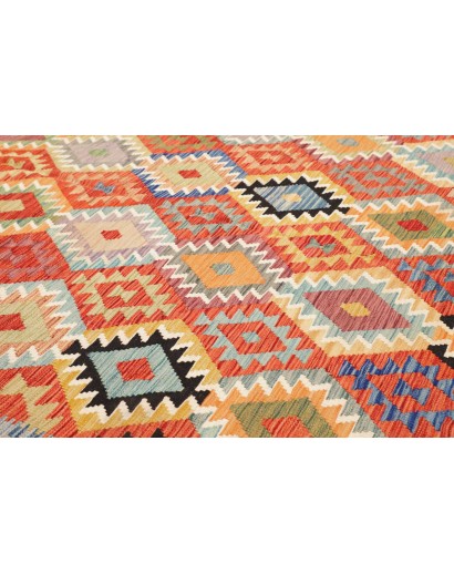 Tappeto Kilim Afghanistan marrone 256x354