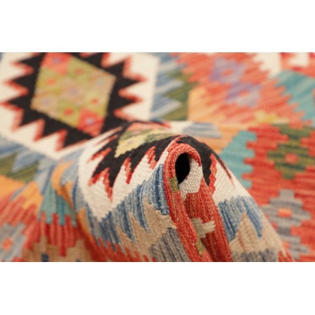 Tappeto Kilim Afghanistan marrone grigio 79x243
