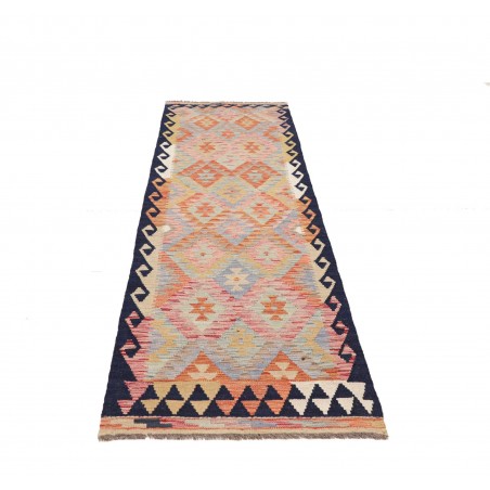 Tappeto Kilim Afghanistan marrone grigio 77x250
