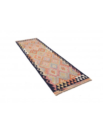 Tappeto Kilim Afghanistan marrone grigio 77x250