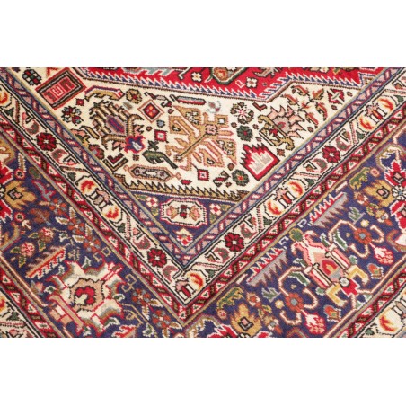 Tappeto Tabriz Persia marrone giallo 198x307