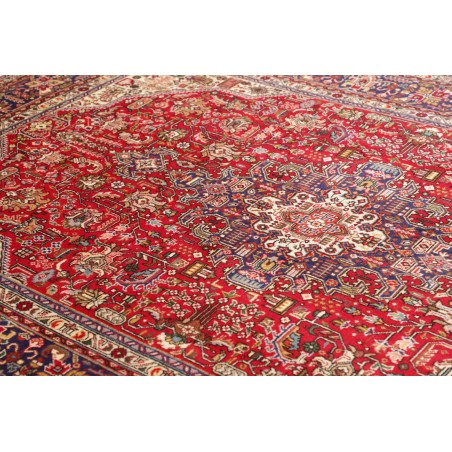 Tappeto Tabriz Persia marrone giallo 198x307