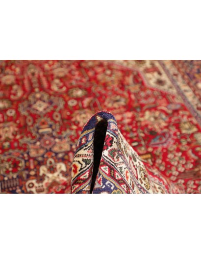 Tappeto Tabriz Persia marrone giallo 198x307