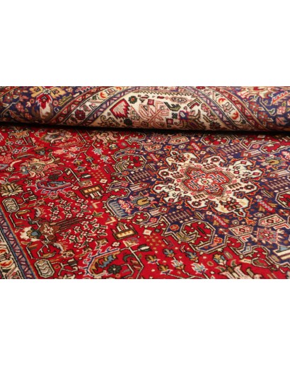 Tappeto Tabriz Persia marrone giallo 198x307