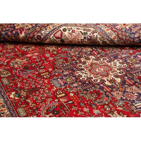 Tappeto Tabriz Persia marrone giallo 198x307