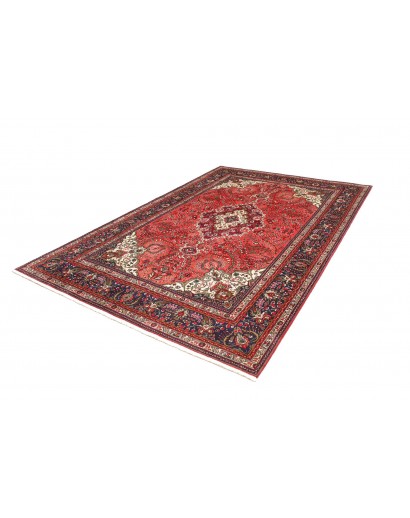 Tappeto Tabriz Persia marrone giallo 200x293
