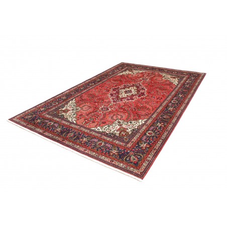 Tappeto Tabriz Persia marrone giallo 200x293