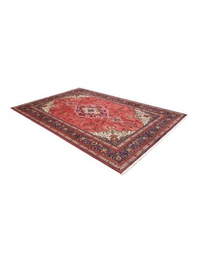 Tappeto Tabriz Persia marrone giallo 200x293