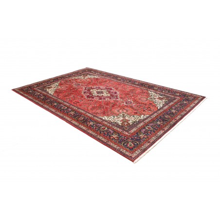 Tappeto Tabriz Persia marrone giallo 200x293