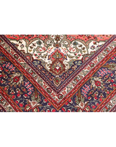 Tappeto Tabriz Persia marrone giallo 200x293