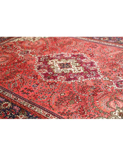 Tappeto Tabriz Persia marrone giallo 200x293