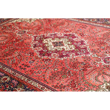 Tappeto Tabriz Persia marrone giallo 200x293