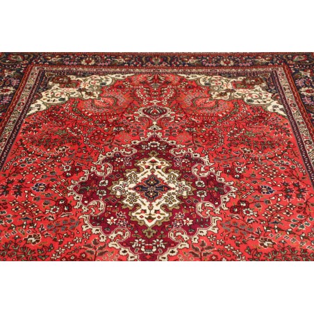 Tappeto Tabriz Persia marrone giallo 200x293