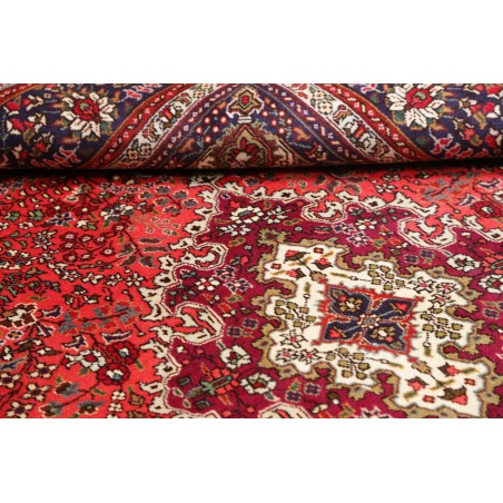 Tappeto Tabriz Persia marrone giallo 200x293