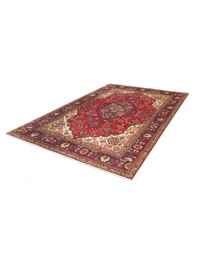 Tappeto Tabriz Persia marrone grigio 197x292