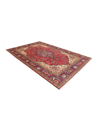 Tappeto Tabriz Persia marrone grigio 197x292
