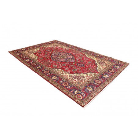 Tappeto Tabriz Persia marrone grigio 197x292