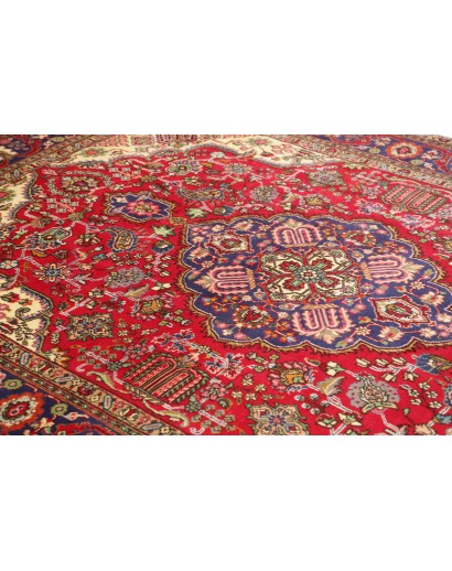 Tappeto Tabriz Persia marrone grigio 197x292