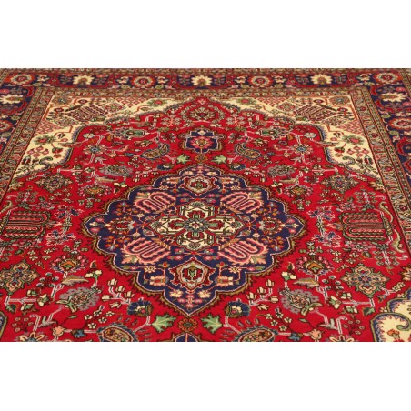 Tappeto Tabriz Persia marrone grigio 197x292