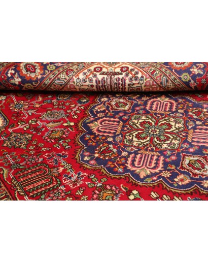 Tappeto Tabriz Persia marrone grigio 197x292