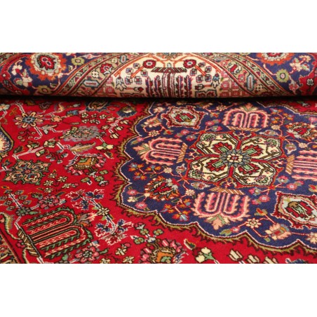Tappeto Tabriz Persia marrone grigio 197x292