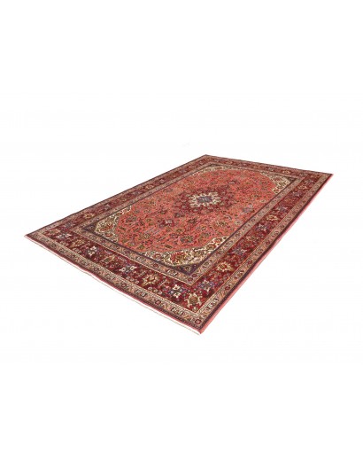 Tappeto Tabriz Persia marrone giallo 200x294