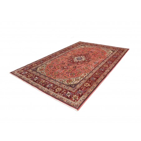 Tappeto Tabriz Persia marrone giallo 200x294