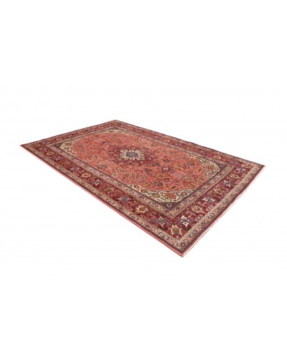 Tappeto Tabriz Persia marrone giallo 200x294