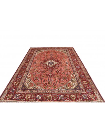 Tappeto Tabriz Persia marrone giallo 200x294
