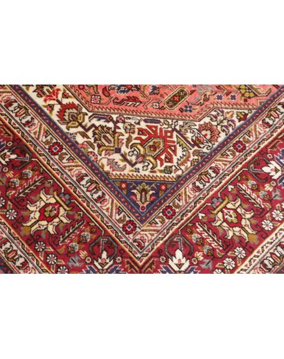 Tappeto Tabriz Persia marrone giallo 200x294