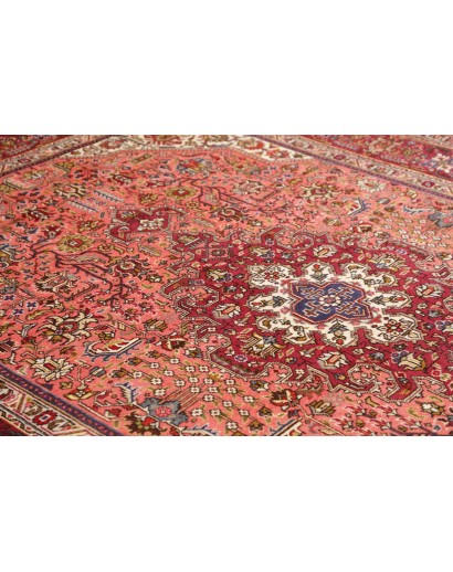 Tappeto Tabriz Persia marrone giallo 200x294