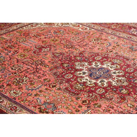 Tappeto Tabriz Persia marrone giallo 200x294