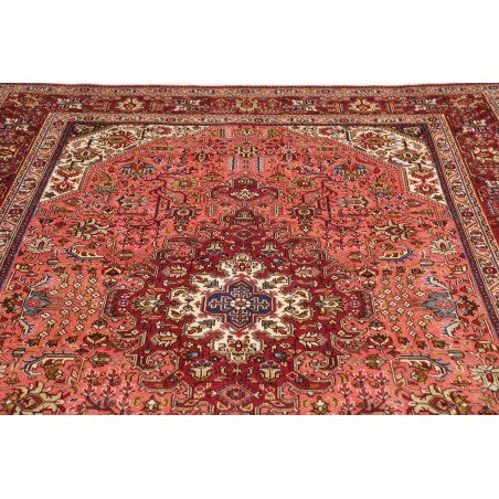Tappeto Tabriz Persia marrone giallo 200x294