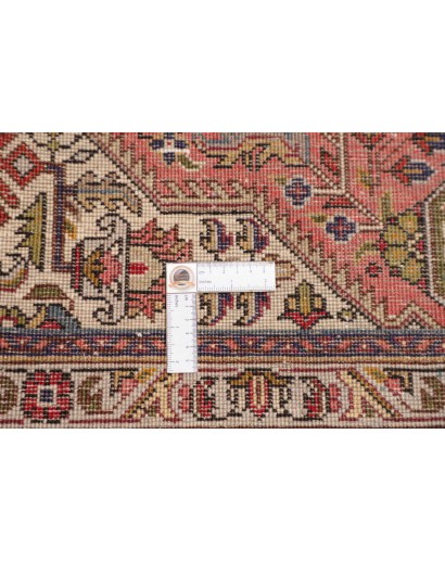 Tappeto Tabriz Persia marrone giallo 200x294