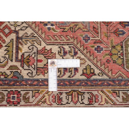 Tappeto Tabriz Persia marrone giallo 200x294