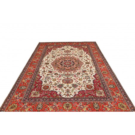 Tappeto Tabriz Persia beige marrone 203x298